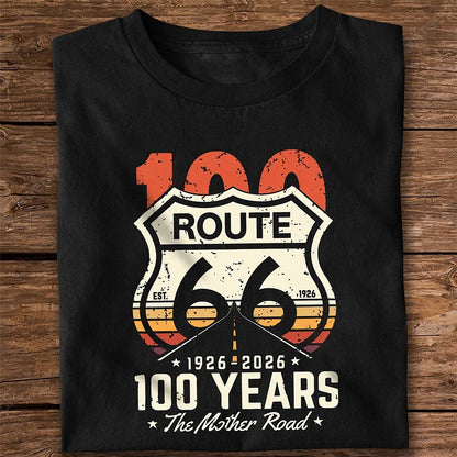Personalized Route 66 Classic Tee, Retro Open Road Design, Unique Gift for Road Trip Fans