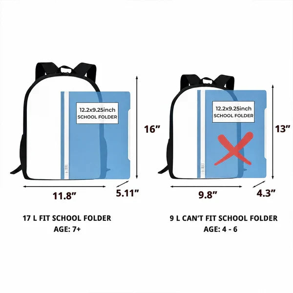Personalized Basketball Player Kids Backpack