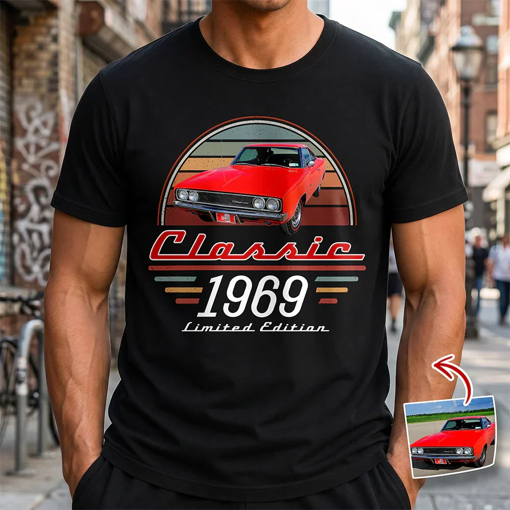 Custom Classic Car Photo T-Shirt