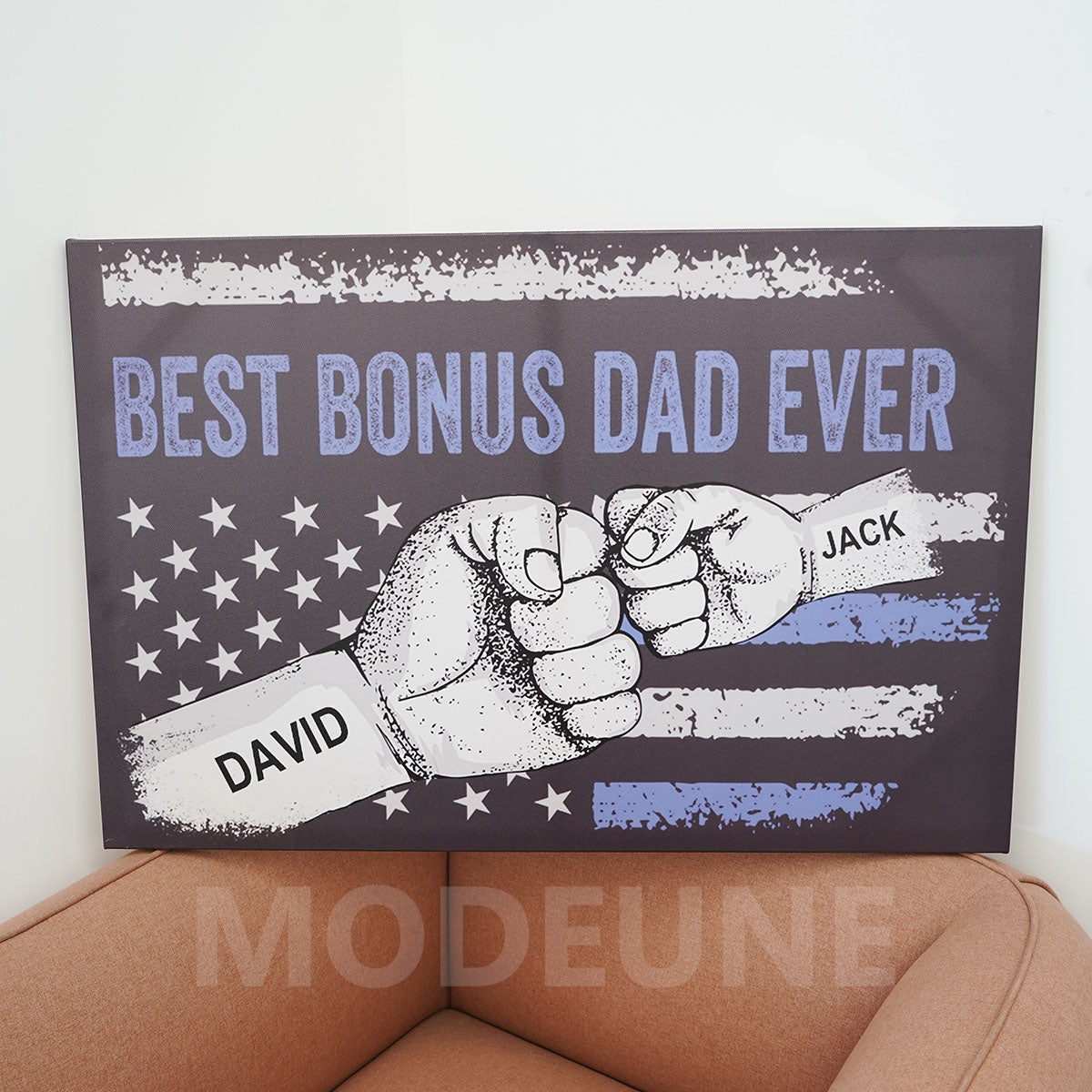 Bester Papa aller Zeiten Premium-Leinwandfamilie