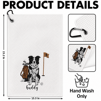 Custom Dog Golf Towel