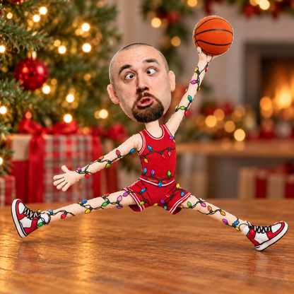 Personalized Basketball Player Mini Me Ugly Plush Doll