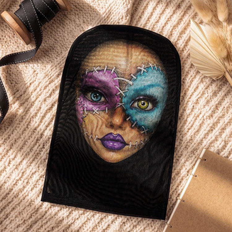 Custom Spooky Face Balaclava Mask