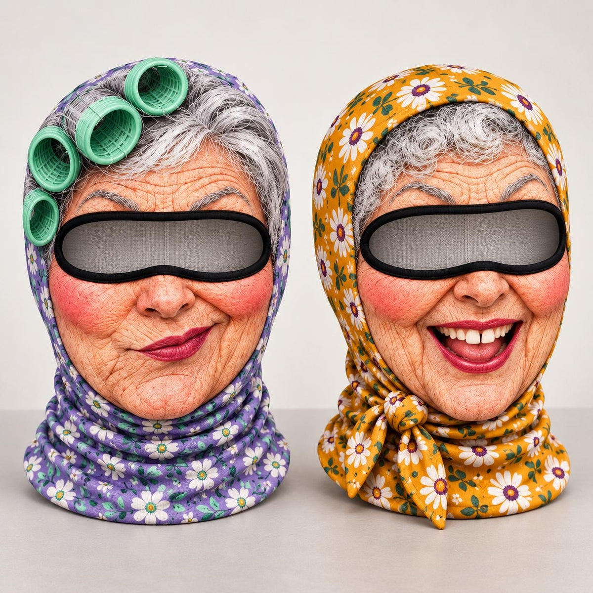Personalized Funny Grandma Meme Face Ski Mask