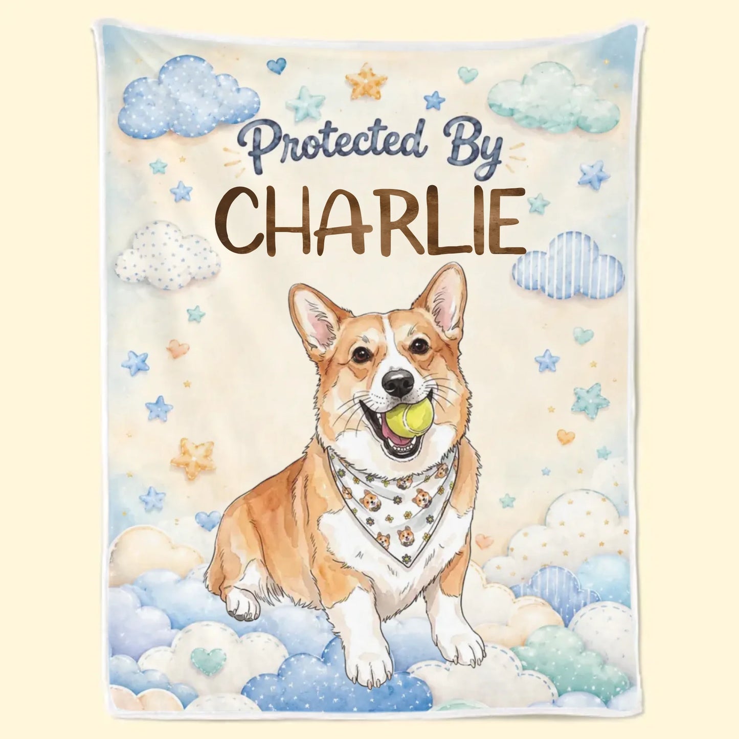 Custom New Little Love Pet Photo Blanket