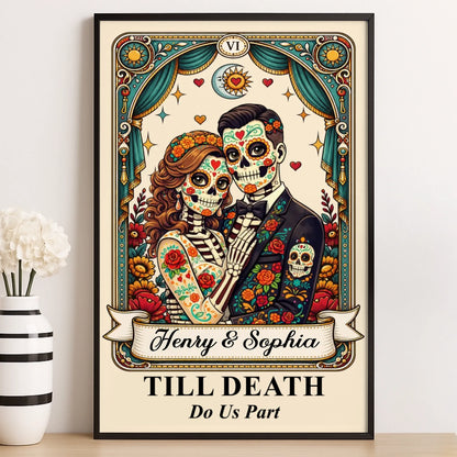 Custom Till Death Do Us Part Pet Memorial Poster