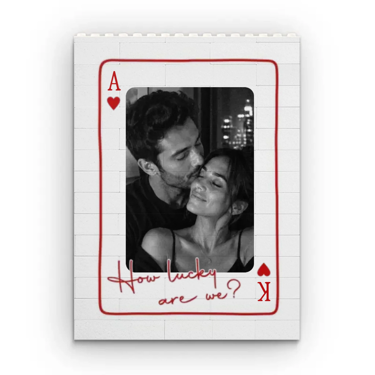 Custom You And Me Always Photo Brick Block