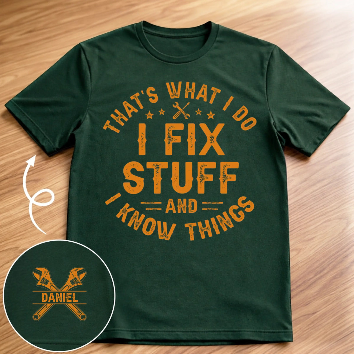 Personalized Professional Fixer Of Everything T-Shirt