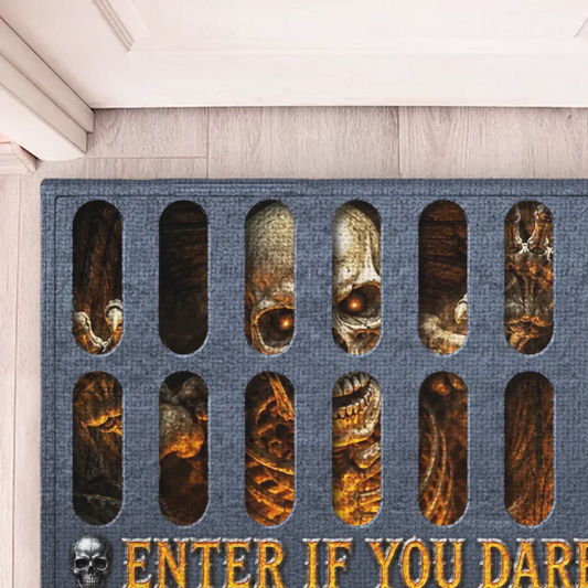 Custom Scary Clown Halloween Doormat