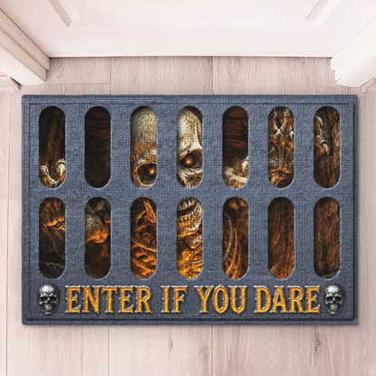 Custom Scary Clown Halloween Doormat