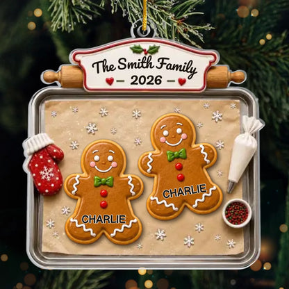 Custom Sweetest Family Acrylic Ornament