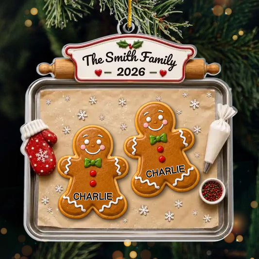 Custom Sweetest Family Acrylic Ornament
