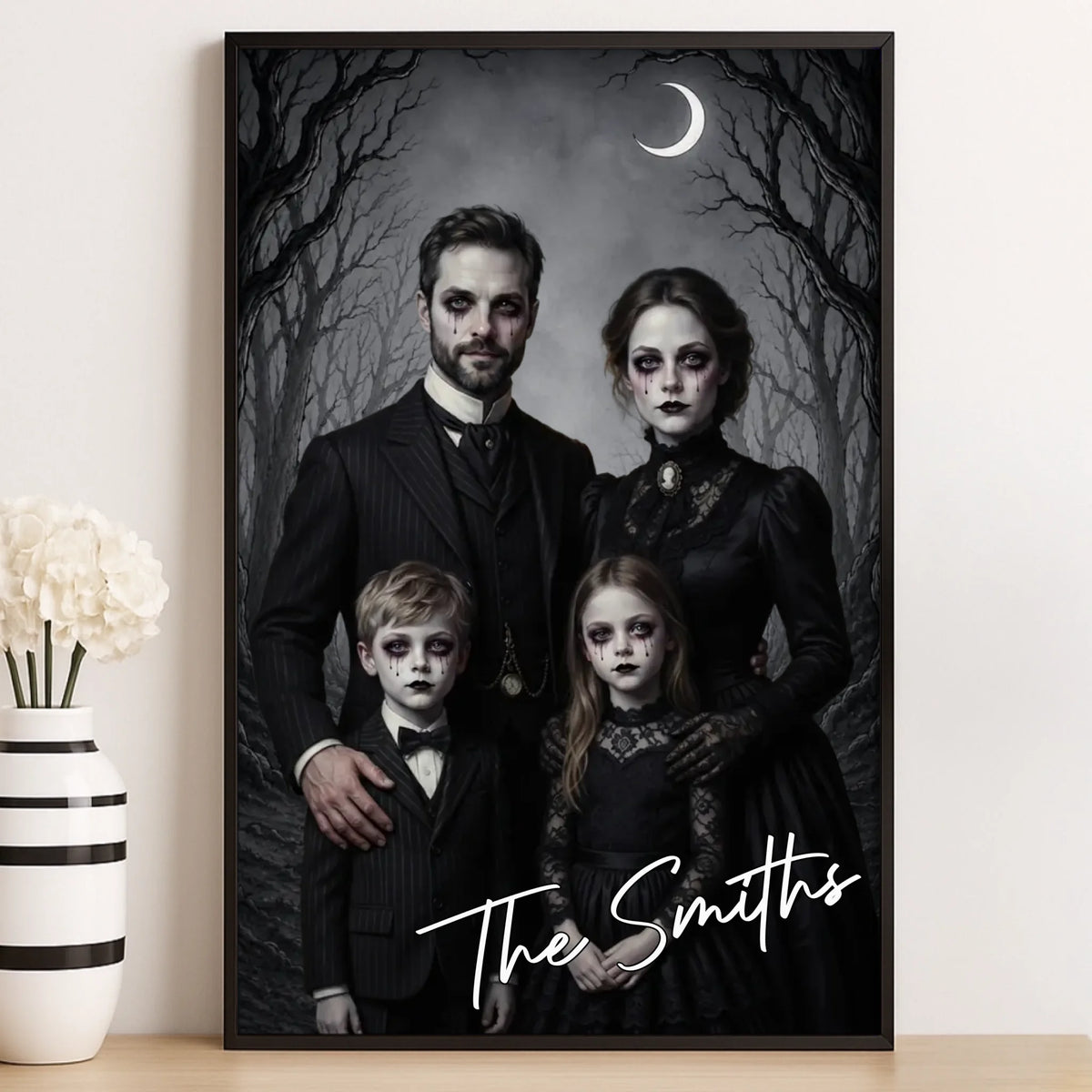 Custom Gothic Family Vertical Poster