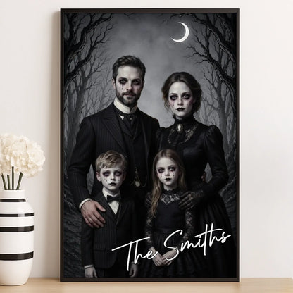 Custom Gothic Family Vertical Poster