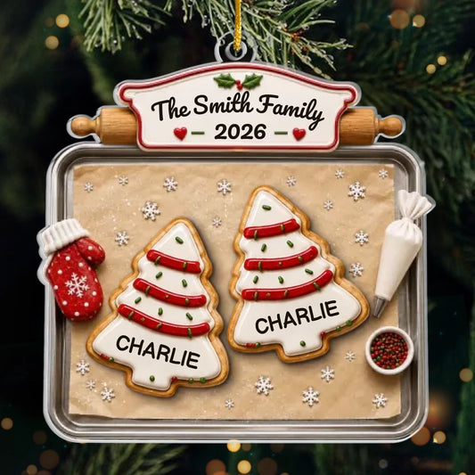 Custom Dessert Christmas Tree Ornament