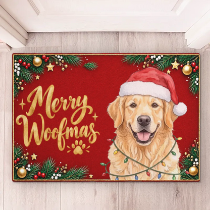 Custom Photo Home Decor Decorative Mat - Personalized  Christmas Birthday Gifts For Dog Cat Lovers, Dog Dad And Mom, Cat Owners - Have A Pawsome Christmas
