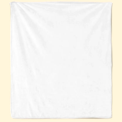 Personalized Blessed Grandma Family Christmas Blanket