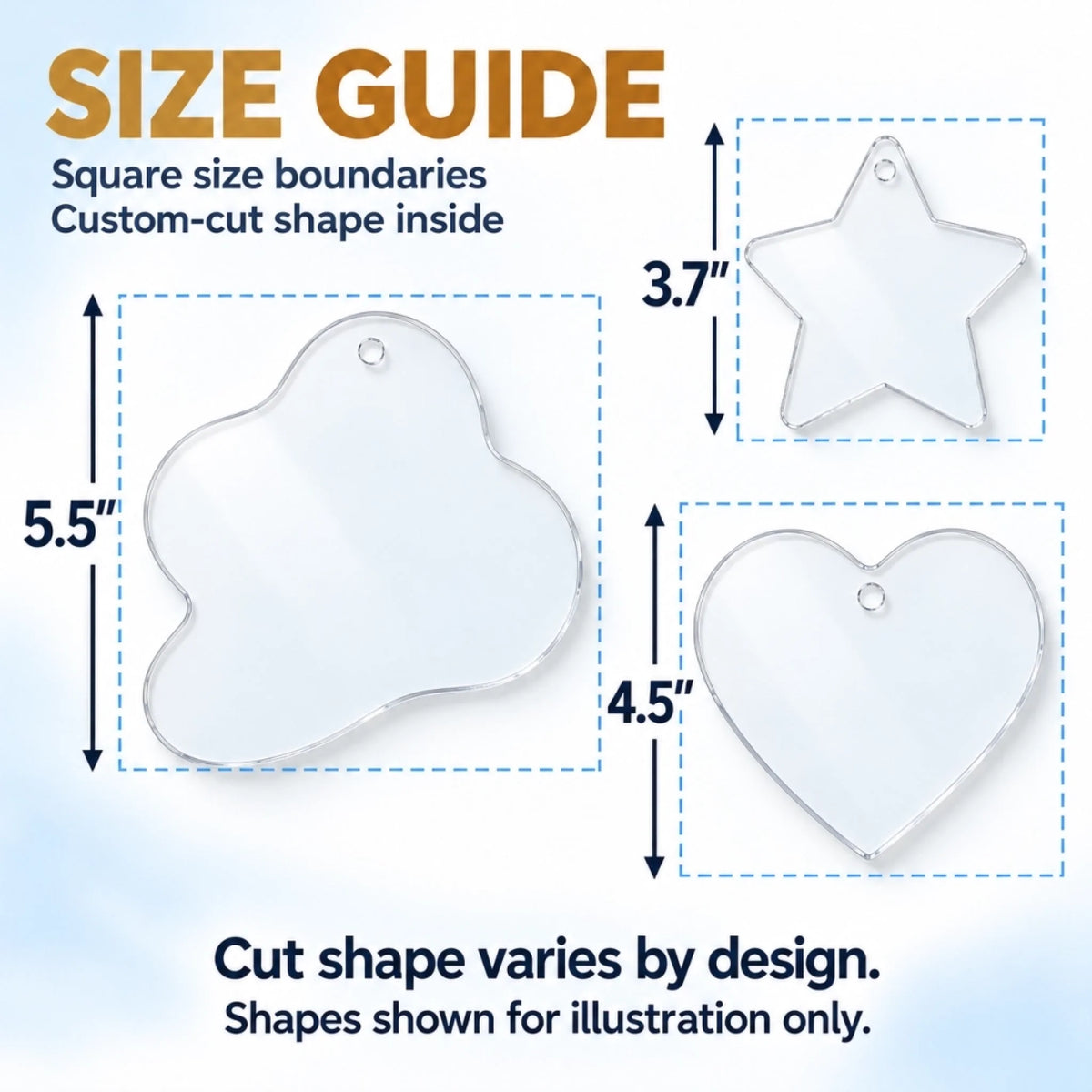 ACRYLIC SIZE