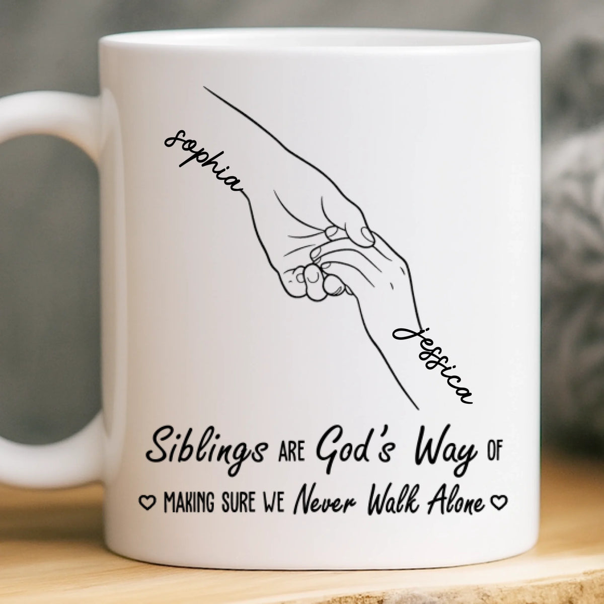 Custom Name Siblings Family Gifts - Personalized Mug