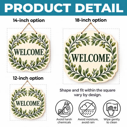 wood sign size