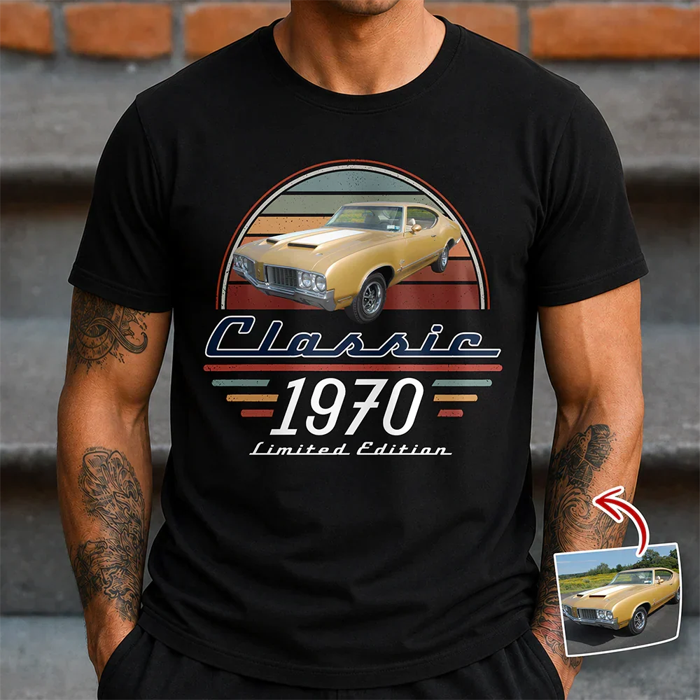 Custom Classic Car Photo T-Shirt