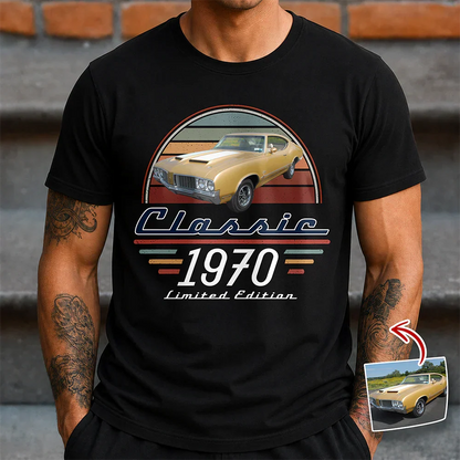 Custom Classic Car Photo T-Shirt