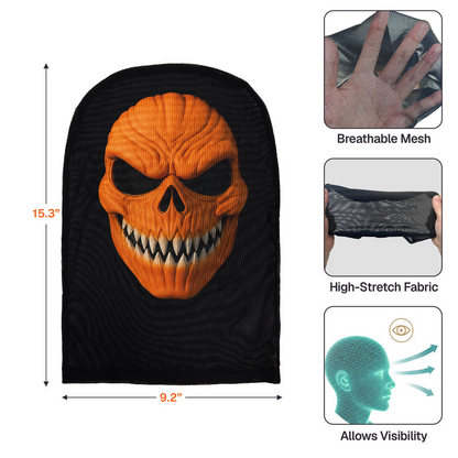 Custom Spooky Face Balaclava Mask