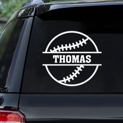 Custom Sports Ball Car Decal