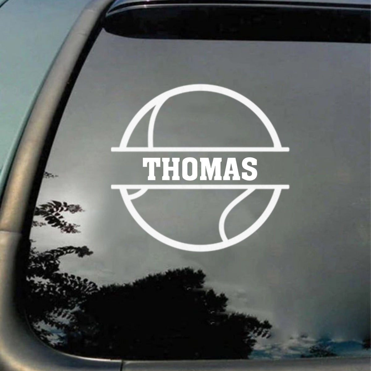 Custom Sports Ball Car Decal