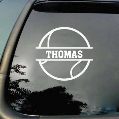 Custom Sports Ball Car Decal