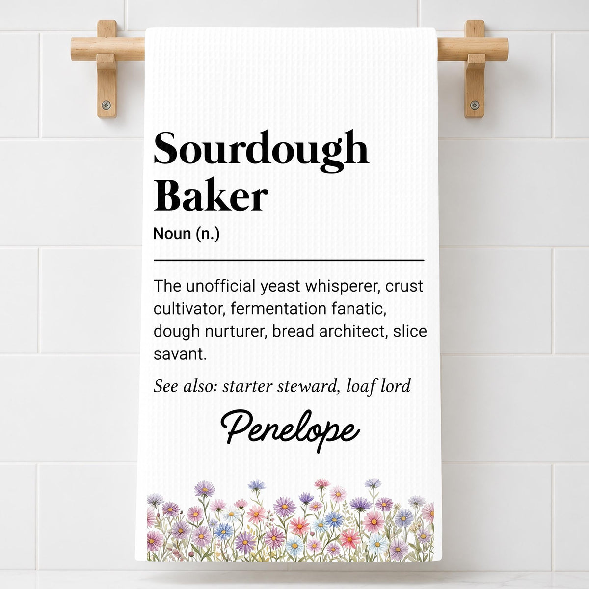 Custom Sourdough Kitchen Towel