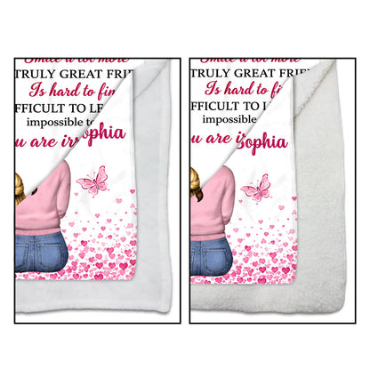Personalized Butterfly Tree Best Friend Blanket