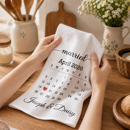 Custom Heart Date Kitchen Gift 45