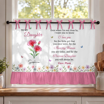 Personalized Daughter Birth Month Flower Oven Skirt