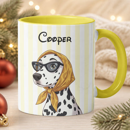 Custom Pet Cartoon Portrait Mug Pet Lover Gift - Personalized Mug