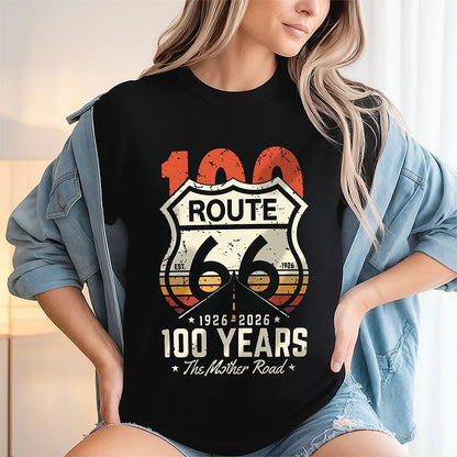 Personalized Route 66 Classic Tee, Retro Open Road Design, Unique Gift for Road Trip Fans