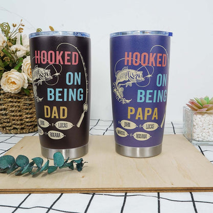 🥃HOOKED ON BEING Custom Edelstahlbecher