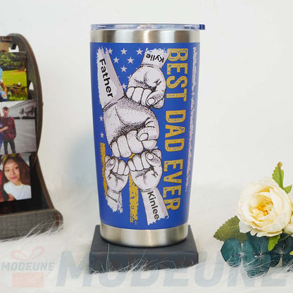 BEST DAD EVER Custom Stainless Steel Tumbler