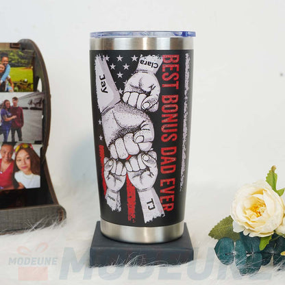 🥃BEST DAD EVER Custom Stainless Steel Tumbler
