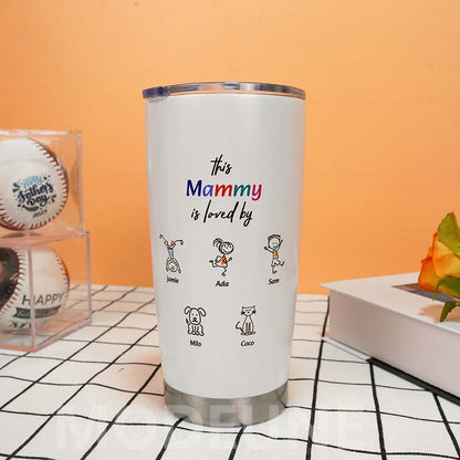 🥃This Daddy is Loved by  Custom Stainless Steel Tumbler