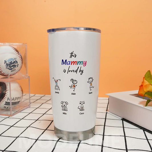 🥃This Daddy is Loved by  Custom Stainless Steel Tumbler