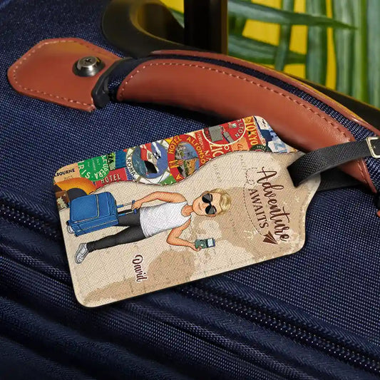 Custom Adventure Luggage Tag