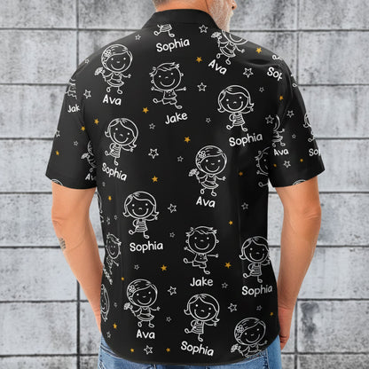 Personalized This Grandpa Belongs To Hawaiian Shirt