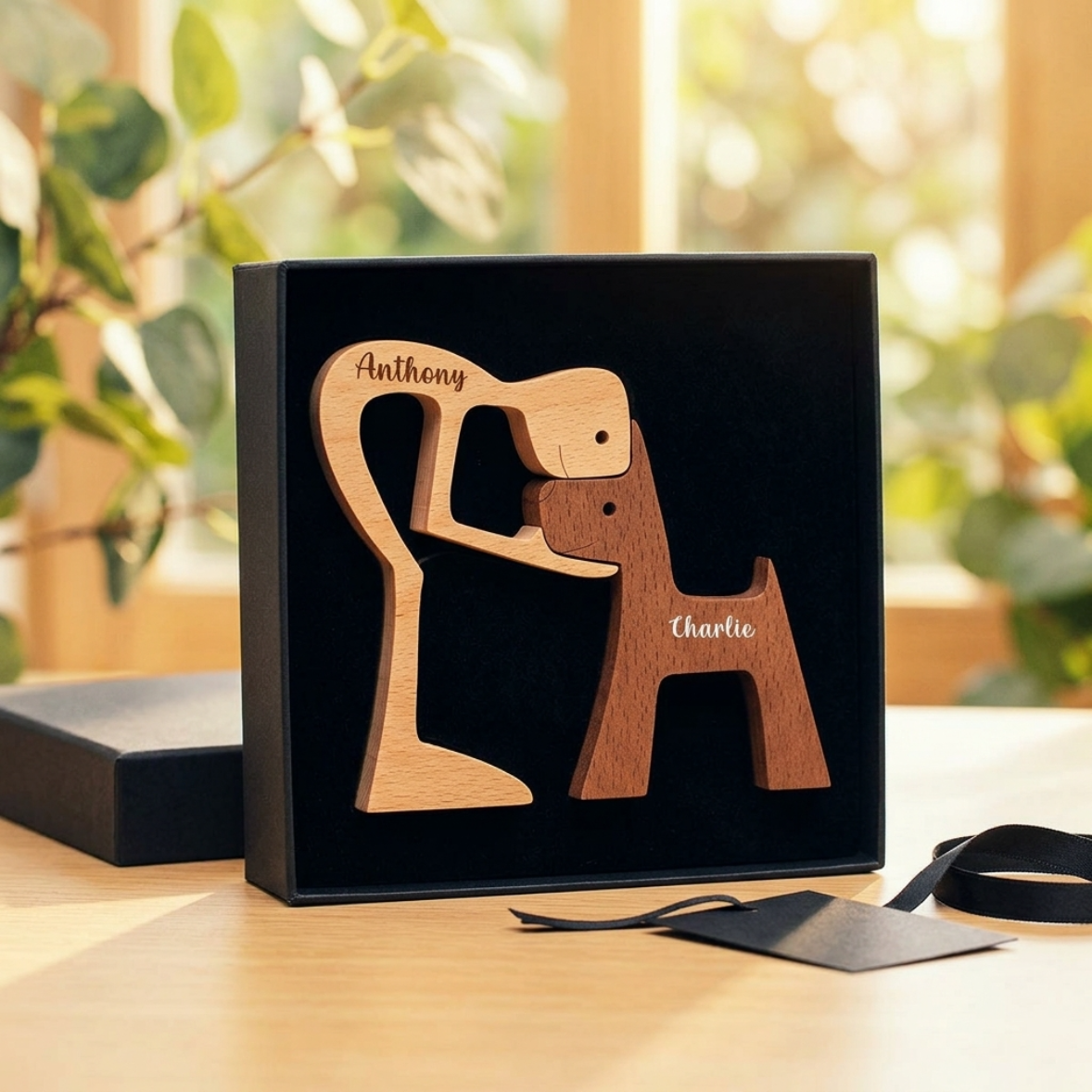 Personalized Fur-Friend Wooden Sculpture