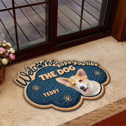 Personalized The Dog Owns This House Doormat