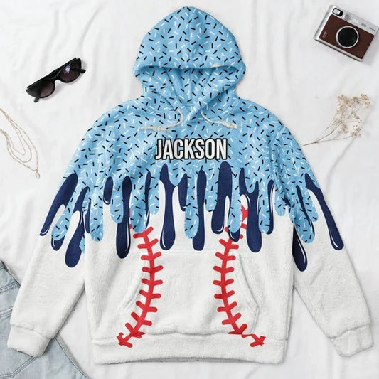 Personalized Youth Flannel Hoodie