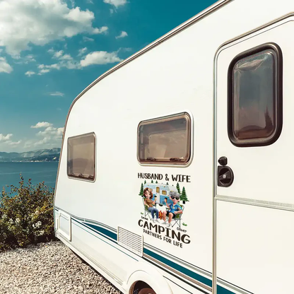Personalized Making Campsite Memories RV Sticker Decal