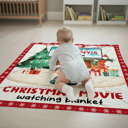 Personalized Christmas Blanket with Custom Name & Character – Unique Holiday Gift for Kids