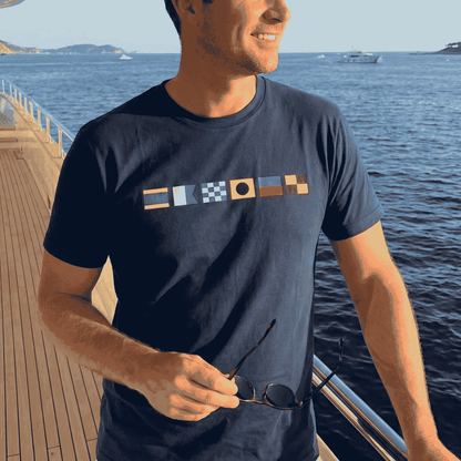 Personalized Nautical Signal Flag Name T-Shirt