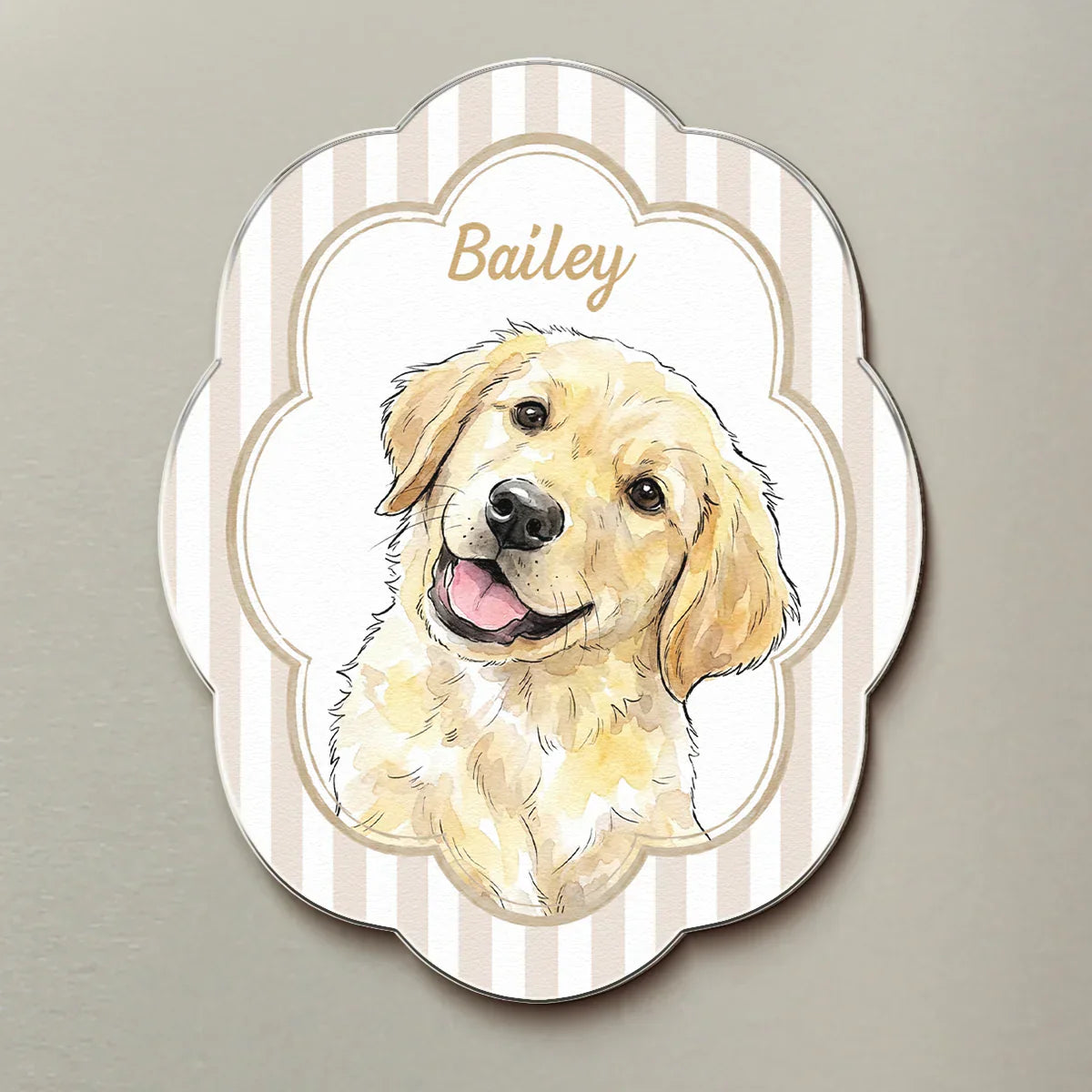 Custom Pet Portrait Acrylic Fridge Magnet